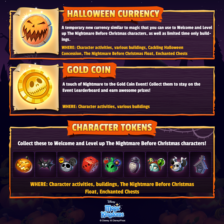 halloween magic kingdoms