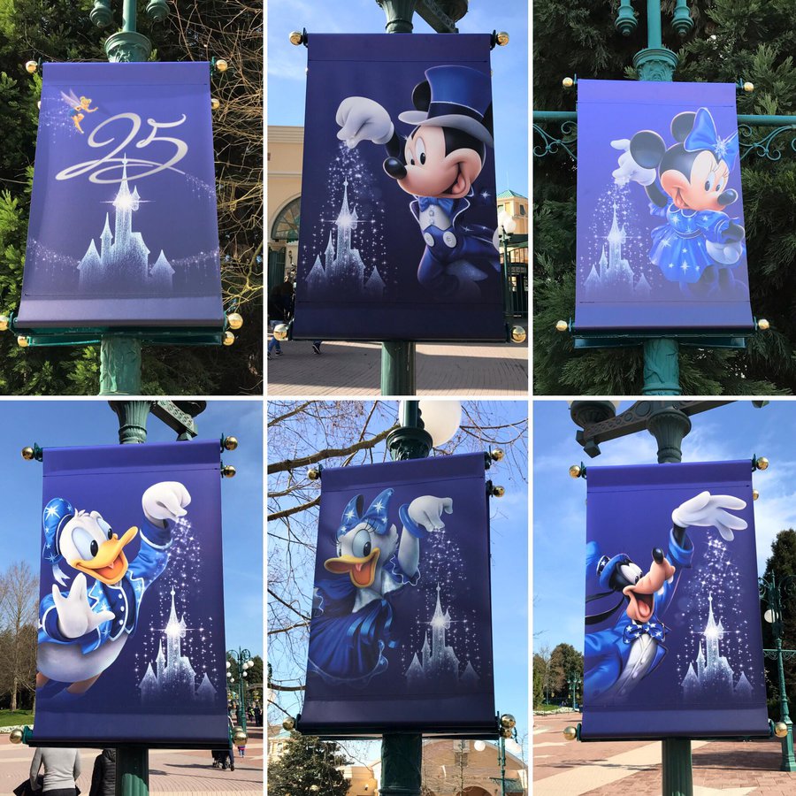 dlp walt disney studios park versiering