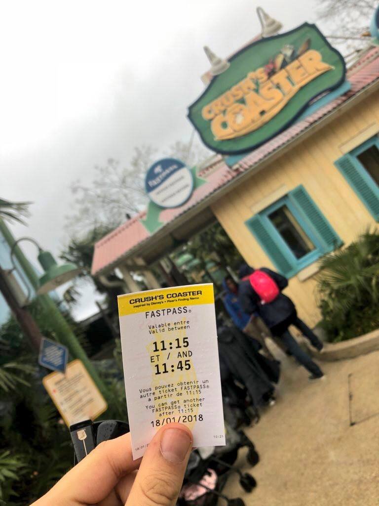 fastpass crush's coaster