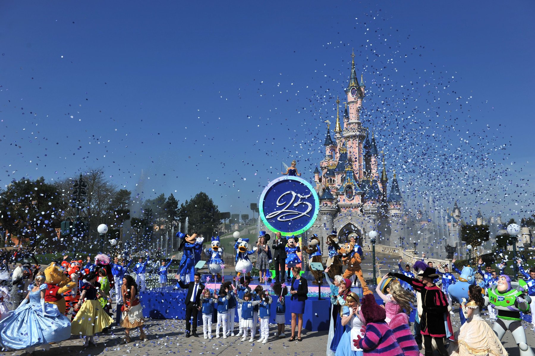 Openingsceremonie Disneyland Parijs 25e verjaardag