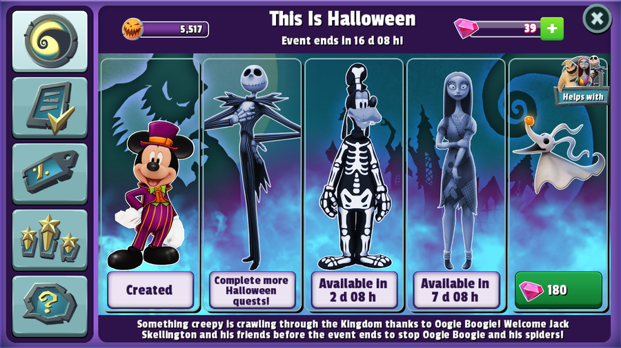 halloween magic kingdoms
