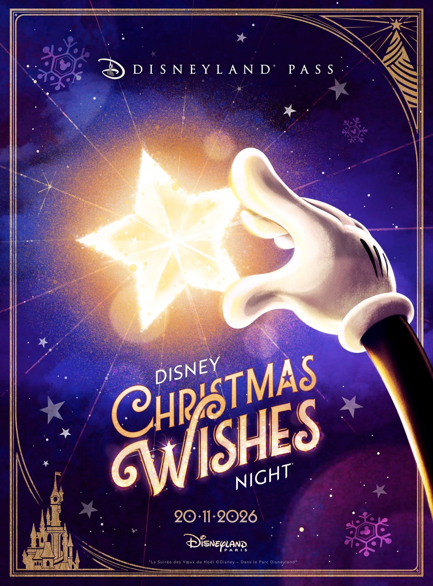 Disney Christmas Wishes Night 2026 affiche