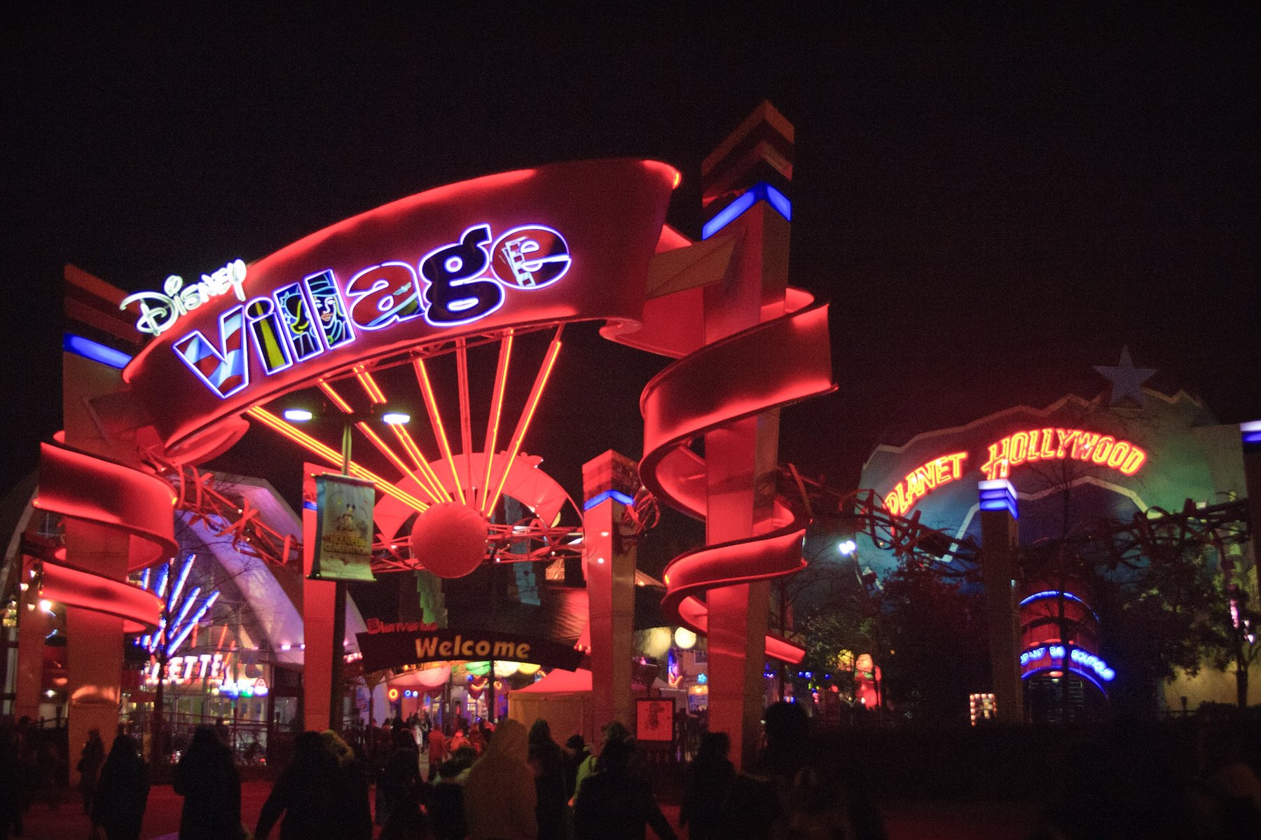 Disney Village night