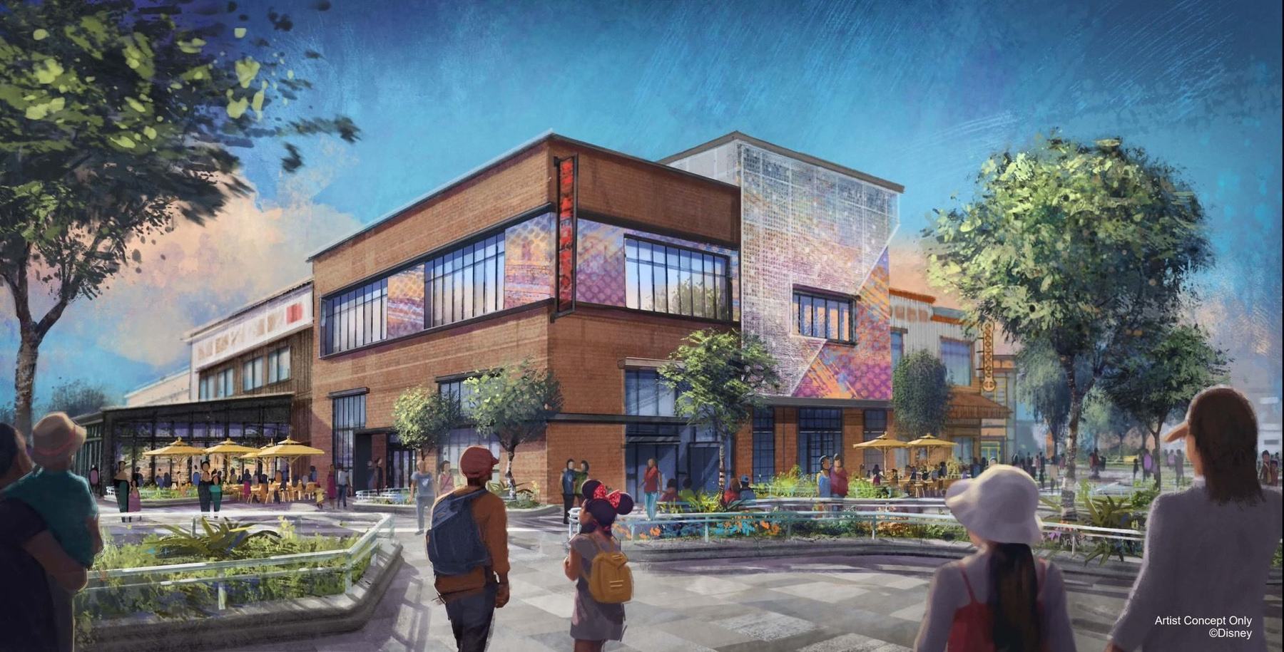 Concept art South Block Disney Village fase 2 - week 38 2026