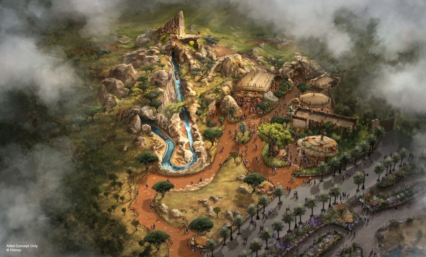Nieuwe concept art Lion King attractie met Scar (5) - week 33 2026