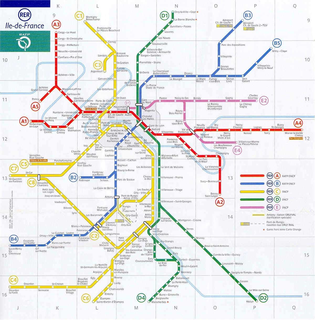 RER map