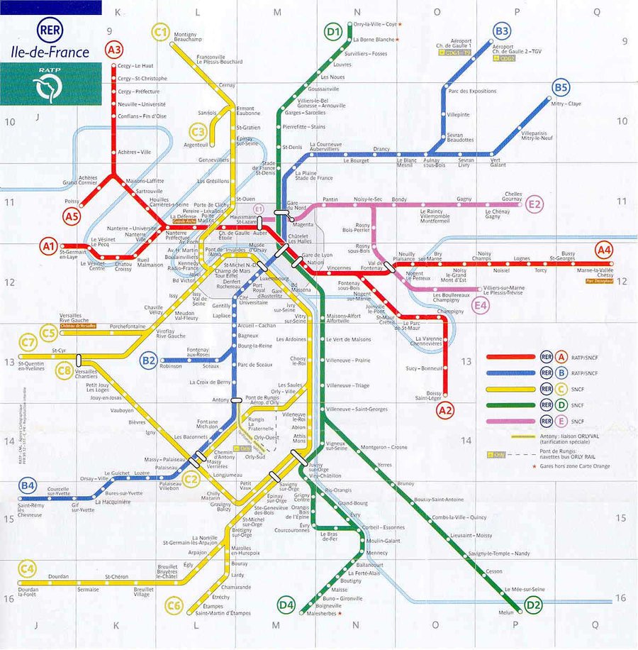 RER map RER map