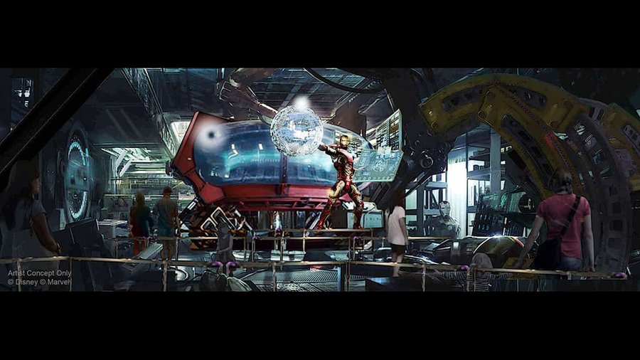 concept art marvel attractie