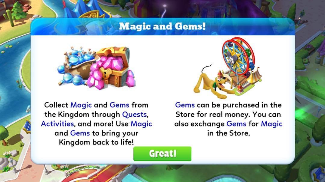 Magic kingdoms gems